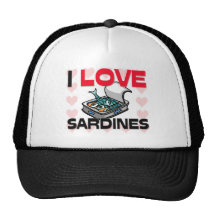 J'aime des sardines casquettes de camionneur