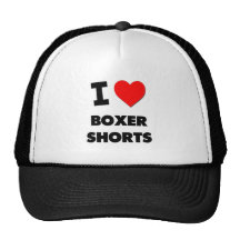 J'aime des shorts de boxeur casquette