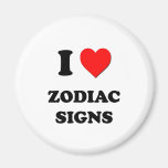 J'aime des signes de zodiaque magnets