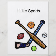 J'aime des sports prospectus customisé