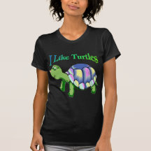 J'aime des tortues t-shirts