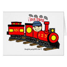 J'AIME des TRAINS - AMOUR À ÊTRE ME.png Cartes De Vœux