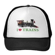 J'aime des trains casquettes de camionneur