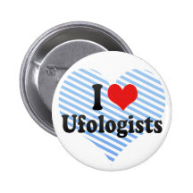 J'aime des Ufologists Badges Avec Agrafe