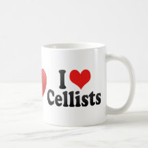 J'aime des violoncellistes tasse
