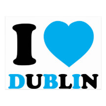 J'aime Dublin Cartes Postales