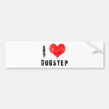 J'aime Dubstep Adhésif Pour Voiture
