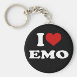 J'aime Emo Porte-clef