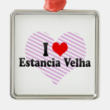 J'aime Estancia Velha, Brésil Décorations Pour Sapins De Noël