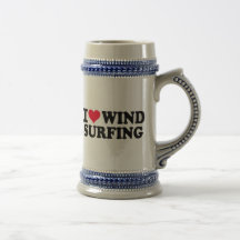 J'aime faire de la planche à voile tasses