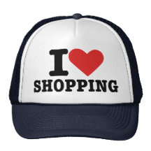 J'aime faire des emplettes casquette de camionneur