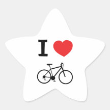 J'aime faire un cycle autocollants