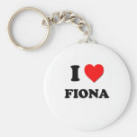 J'aime Fiona Porte-clef