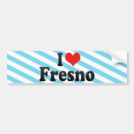 J'aime Fresno Autocollants Pour Voiture