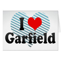 J'aime Garfield, Etats-Unis Cartes De Vœux