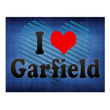 J'aime Garfield, Etats-Unis Cartes Postales