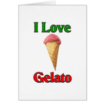 J'aime Gelato (la crème glacée italienne) Carte