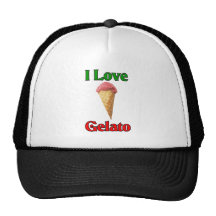 J'aime Gelato (la crème glacée italienne) Casquette