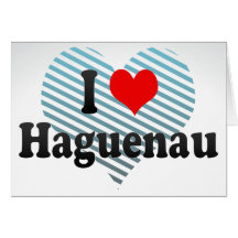 J'aime Haguenau, France Carte De Vœux