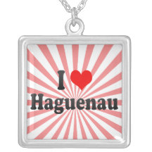 J'aime Haguenau, France Pendentif