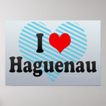 J'aime Haguenau, France Posters