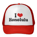 J'aime Honolulu Casquettes De Camionneur