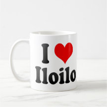 J'aime Iloilo, Philippines Tasse À Café
