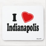 J'aime Indianapolis Tapis De Souris