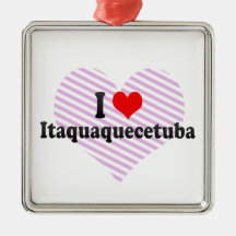 J'aime Itaquaquecetuba, Brésil Ornements