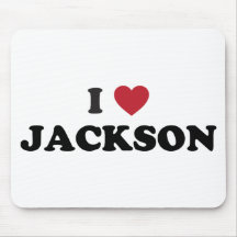 J'aime Jackson Mississippi Tapis De Souris