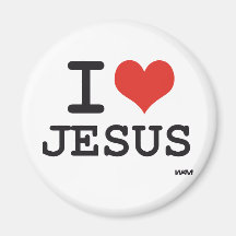 J'aime Jésus Aimants