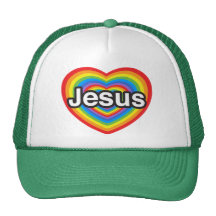 J'aime Jésus. Je t'aime Jésus. Coeur Casquette