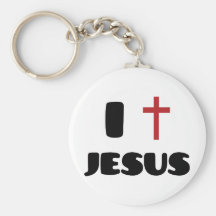 J'aime Jésus Porte-clefs