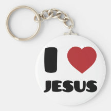J'aime Jésus Porte-clefs