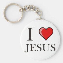 J'aime Jésus Porte-clefs