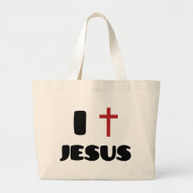 J'aime Jésus Sac De Toile