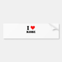 J'aime Kobe Adhésifs Pour Voiture