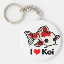 J'aime Koi Porte-clés