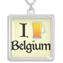 J'aime la Belgique Pendentif