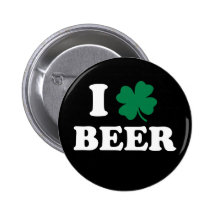 J'aime la bière badge avec épingle