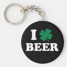 J'aime la bière porte-clefs