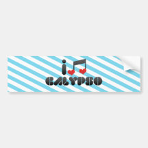 J'aime la calypso adhésif pour voiture