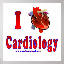 J'aime la cardiologie posters
