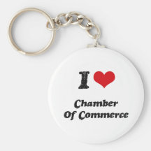 J'aime la chambre de commerce porte-clef