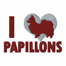 J'aime la chemise brodée par Papillons (le T-shirt