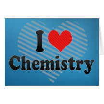 J'aime la chimie cartes de vœux
