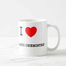 J'aime la CHIMIE ORGANIQUE Tasse À Café