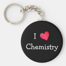 J'aime la chimie porte-clefs