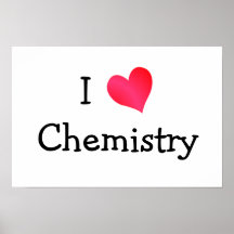 J'aime la chimie posters