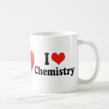 J'aime la chimie tasses à café